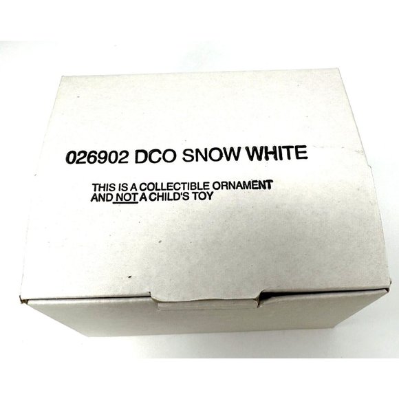 Grolier Disney Christmas Ornament Snow White In Swing In Box DCO 026902 - Picture 8 of 9